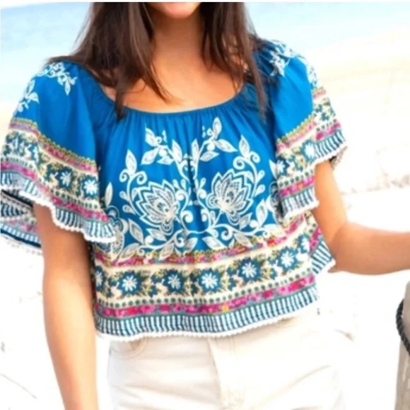 Natural Life Sabrina Women's Crop Top M - Picture 6 of 7